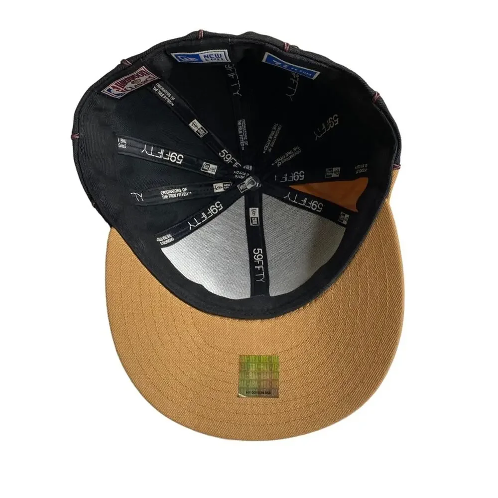 New Era 59Fifty Chicago Bulls Windy‎ City Pinwheel Fitted Hat Cap Size 7 3/8